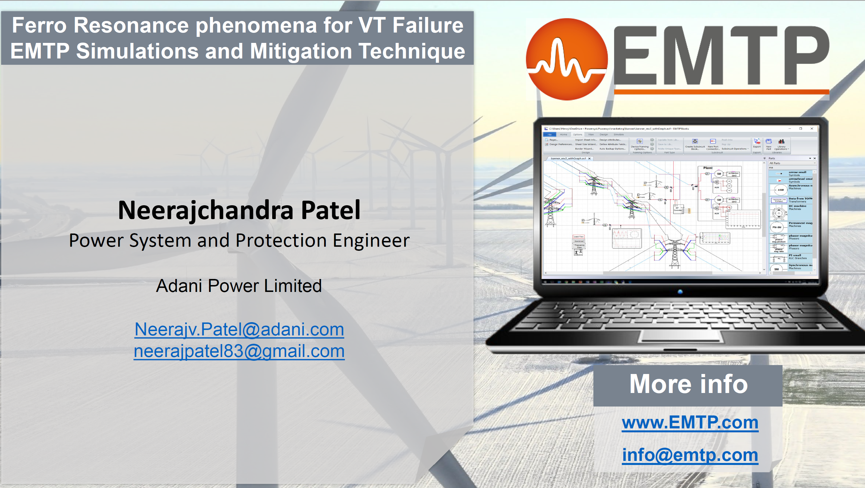 Ferroresonance Phenomena for Voltage Transformer failure – Simulation & Analysis using EMTP and Mitigation Technique